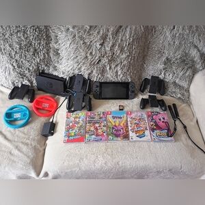 Nintendo Switch Console with Games and Accessories